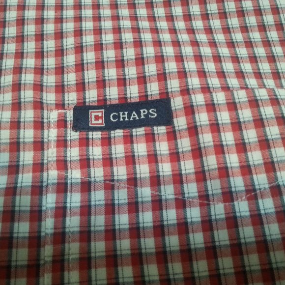 Chaps plaid Button mens shirt - Picture 5 of 7